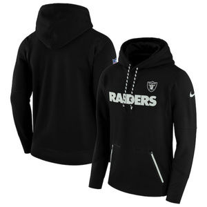 Nike Oakland Raiders Therma Player Hoodie Black